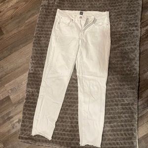 Gap Skinny White Jeans